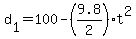 d%5B1%5D=100-%289.8%2F2%29t%5E2