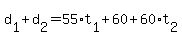 d%5B1%5D+%2B+d%5B2%5D+=+55%2At%5B1%5D+%2B+60+%2B+60%2At%5B2%5D