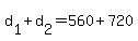 d%5B1%5D+%2B+d%5B2%5D+=+560+%2B+720