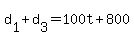 d%5B1%5D+%2B+d%5B3%5D+=+100t+%2B+800