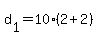 d%5B1%5D+=+10%282%2B2%29