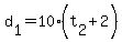 d%5B1%5D+=+10%28t%5B2%5D%2B2%29