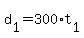 d%5B1%5D+=+300%2At%5B1%5D
