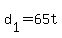 d%5B1%5D+=+65t