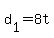 d%5B1%5D+=+8t