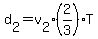 d%5B2%5D=v%5B2%5D%2A%282%2F3%29T