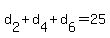 d%5B2%5D+%2B+d%5B4%5D+%2B+d%5B6%5D+=+25