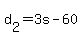 d%5B2%5D+=+3s+-+60