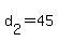 d%5B2%5D+=+45