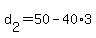d%5B2%5D+=+50+-+40%2A3
