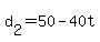 d%5B2%5D+=+50+-+40t