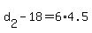 d%5B2%5D+-+18+=+6%2A4.5