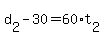 d%5B2%5D+-+30+=+60%2At%5B2%5D