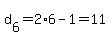 d%5B6%5D=2%2A6-1=11