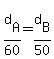 d%5BA%5D%2F60+=+d%5BB%5D%2F50