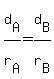 d%5BA%5D%2Fr%5BA%5D+=+d%5BB%5D%2Fr%5BB%5D