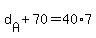d%5BA%5D+%2B+70+=+40%2A7