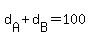d%5BA%5D+%2B+d%5BB%5D+=+100