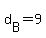 d%5BB%5D+=+9
