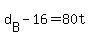 d%5BB%5D+-+16+=+80t