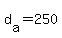 d%5Ba%5D+=+250