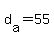 d%5Ba%5D+=+55