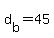 d%5Bb%5D+=+45