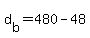 d%5Bb%5D+=+480+-+48