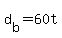 d%5Bb%5D+=+60t