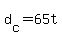 d%5Bc%5D+=+65t