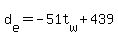 d%5Be%5D+=+-51t%5Bw%5D+%2B+439