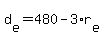 d%5Be%5D+=+480+-+3%2Ar%5Be%5D