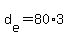 d%5Be%5D+=+80%2A3