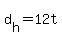 d%5Bh%5D+=+12t
