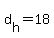 d%5Bh%5D+=+18