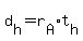 d%5Bh%5D+=+r%5BA%5D%2At%5Bh%5D