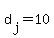 d%5Bj%5D+=+10