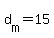 d%5Bm%5D+=+15
