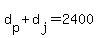 d%5Bp%5D+%2B+d%5Bj%5D+=+2400