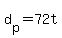 d%5Bp%5D+=+72t