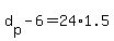 d%5Bp%5D+-+6+=+24%2A1.5