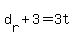 d%5Br%5D+%2B+3+=+3t