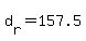 d%5Br%5D+=+157.5