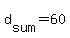 d%5Bsum%5D+=+60