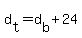 d%5Bt%5D+=+d%5Bb%5D+%2B+24
