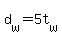 d%5Bw%5D+=+5t%5Bw%5D