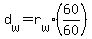 d%5Bw%5D+=+r%5Bw%5D%2A%2860%2F60%29