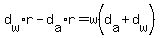 d%5Bw%5Dr-d%5Ba%5Dr=w%28d%5Ba%5D%2Bd%5Bw%5D%29