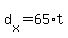 d%5Bx%5D+=+65%2At