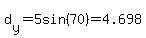 d%5By%5D=5sin%2870%29=4.698